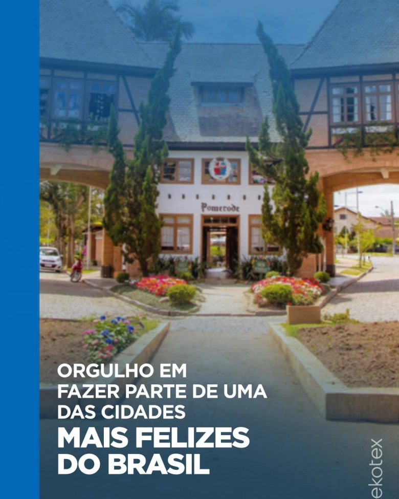 Orgulho em fazer parte de uma das cidades mais felizes do Brasil